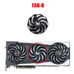 Ventilateur GPU Sapphire Jas6900 XT,pour NITRO + AMD Radeon RX 6700 6800 6900 XT,refroidissement de carte plongeant,87mm,95mm - Type 1PCS #B