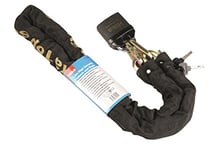 Hilka Tools 71150010 Cadenas et chaîne haute sécurité, noir, 1,5 m