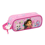 Dobbelt carry-all Gabby's Dollhouse Party Pink 21 x 8 x 6 cm