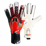 HO Soccer Pro Evolution Squadra Negative Portugal Gants de Gardien de But Unisexe pour Enfant Vert/Rouge