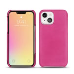 Coque cuir Apple iPhone 13 - Coque arrière - Rose - Cuir lisse premium - Neuf