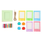 Instant Film Camera Photo Frame Set 3 Inch Colorful Paper Picture Frames With Cl