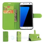 Samsung Galaxy S7 Edge Pu Wallet Case [Green]