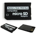 adaptateur de carte mémoire Micro SD, 1 mo à 128 go, pour PSP Pro Duo [AE2470F]