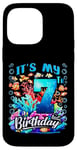 Coque pour iPhone 14 Pro Max C'est mon septième anniversaire, mon garçon Sea Fish Ocean Animals Aquarium