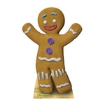 STAR CUTOUTS SC787 Gingy Gingerbread Man Cardboard Cutout-Ideal Puss in Boots Movie Fans, Theme Parties, Shrek Birthdays & Events, Solid, Regular