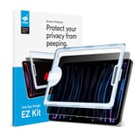 MOBDIK Privacy Screen Protector Compatible with iPad Pro 12.9 Inch (2022 & 2021 & 2020 & 2018) Anti-Spy, 9H Tempered Glass, EZ Kit - 1 Pack