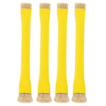 4 Pi&egrave;Ces Brosse Dure Antistatique &agrave; Double T&ecirc;Te Outil De Nettoyage De Soudure De R&eacute;Paration De T&eacute;L&eacute;Phone Portable (Jaune)