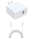 Lader for Apple 45W Magsafe L-kontakt 2008-2012 (14,85V 3A)