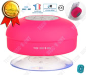 Haut parleur enceinte Bluetooth téléphone ventouse portable waterproof musique ordinateur étanche salle de bain puissance pratique