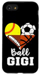 iPhone SE (2020) / 7 / 8 Ball Gigi Soccer Football Softball Basketball Gigi Heart Case