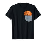 Beagle in My Pocket Shirt Cute Puppy Dachshund Dog Shirt T-Shirt