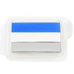 Snazaroo - Split Cake de 3 Couleurs Glace - Palette de Peinture pour Le Visage et Le Corps de 3 Couleurs, Bleu Ciel, Blanc et Argent électrique, Aquacouleurs, 28g