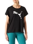 PUMA T-Shirt de Sport Moderne - Femme - Puma - noir - L