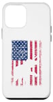 Coque pour iPhone 12 mini Drapeau américain éléphant vintage patriotique 4 juillet