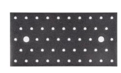 Alberts 822996 DURAVIS® Plaque multi-trous | en noir diamant, à couche duplex | taille 200 x 100 x 2 mm | kit de 25