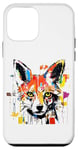 iPhone 12 mini Colorful Fox Head Pop Art Painting Case