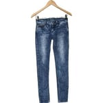 Jeans Levis  jean slim femme  34 - T0 - XS Bleu