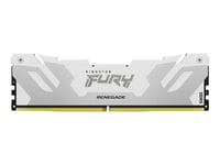 Kingston Fury Renegade - Ddr5 - Modul - 16 Gb - Dimm 288-Pin - 6800 Mhz / Pc5-54400 - Cl36 - 1.4 V - Ej Buffrad - On-Die Ecc - Vit Och Silver