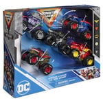 Pack de 5 véhicules Die Cast Monster Jam - DC Justice League VS The Joker  