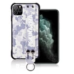 Apple SKINARMA Camo - iPhone 11 Pro Max Harmaa Hopea/Harmaa