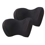 Coussin De Cou Respirant Convient À La Plupart Des Voitures | Coussin D'appuie-tête Super Doux De Mousse De Mémoire | Coussin De Support De Voiture En Fibre D'homme | Accessoires D'intérieur De La Voi