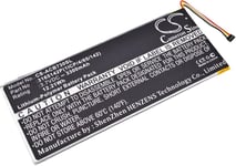 Yhteensopivuus  Acer Iconia One 7 B1-730HD-170L, 3.7V, 3300 mAh