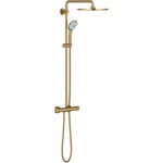 Grohe - Euphoria System 310 Colonne de douche avec thermostatique pour montage mural, Cool Sunrise brossé (26075GN0)