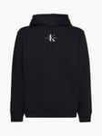 Calvin Klein Jeans Mono Logo Hoodie, Black