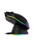 Dareu Wireless gaming mouse + charging dock EM901X 2.4G (black) - Pelihiiri - 6 painiketta - Musta