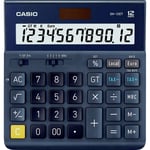 Casio DH-12ET Calculatrice de bureau bleu foncé Ecran: 12 solaire (L x l) 101