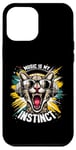 iPhone 12 Pro Max Cool Ocelot Headphones Music Instinct Animal Art Case