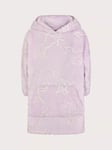 Monsoon Kids' Fleece Unicorn Print Blanket Hoodie, Pink