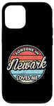 Coque pour iPhone 12/12 Pro Quelqu'un à Newark m'aime City, États-Unis, États-Unis