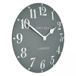 Thomas Kent Arabic Flax Blue 20 inch/ 50cm Grand Arabic Wall Clock