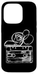 Coque pour iPhone 14 Pro Love Retro Mixtape 80's Blank Cassette Tape Shirt Cadeaux