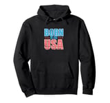 Born in the USA Stars Pullover Hoodie