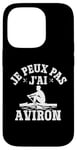 Coque pour iPhone 14 Pro Je Peux Pas J'ai Aviron Drôle Bateaux Rameur Sport Aviron