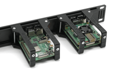 1U Rack Kit For 4 stk Raspberry Pi 4