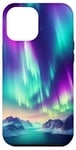 Coque pour iPhone 12 Pro Max Northern Lights Arctic Christmas Lumières magiques dans le ciel