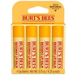 Beeswax Lip Balm 4 Count By Burts Bees