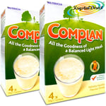 2x Complan Vanilla Nutrition Vitamin Supplement Protein Energy Drink 4x55g