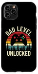 iPhone 11 Pro cute vintage dad level unlocked funny gamer new daddy father Case