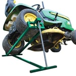 vounot Lève Tracteur Tondeuse Lève Tondeuse télescopique - Gain de Place 30% Supporte 400kg Max XL Vert