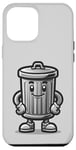 iPhone 12 Pro Max Garbage Trash Can Cartoon Character Design Case