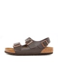 Birkenstock Milano Natural Leather (Regular) - Brown