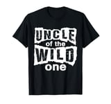 Uncle Of The Wild One Vintage Style Funny 1st Birthday Party T-Shirt