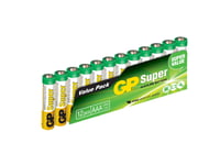 Gp Batteries Super Alkaline Aaa, Engångsbatteri, Aaa, Alkalisk, 1,5 V, 12 Styck, Multifärg