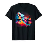 Mount Rushmore Colorful Illustration T-Shirt