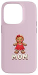 Coque pour iPhone 14 Pro Maman Drôle En Pain D'épice Pour Noël Amusant Pour Les Fêtes